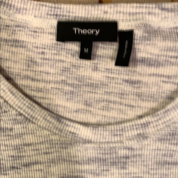 Theory ribbed Short Sleeve Dress Sz Medium - Picture 2 of 7